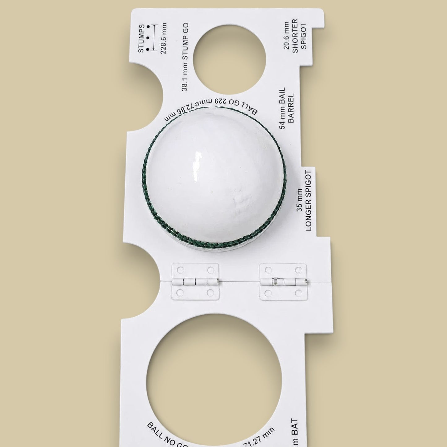 Practice Leather Cricket Ball — Hand-Stitched