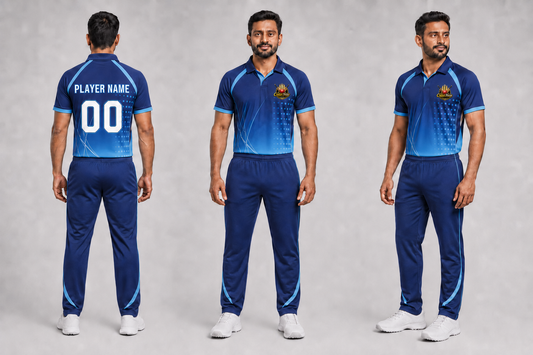 CricketHouse Navy & Sky Blue Team Kit — Made to Order