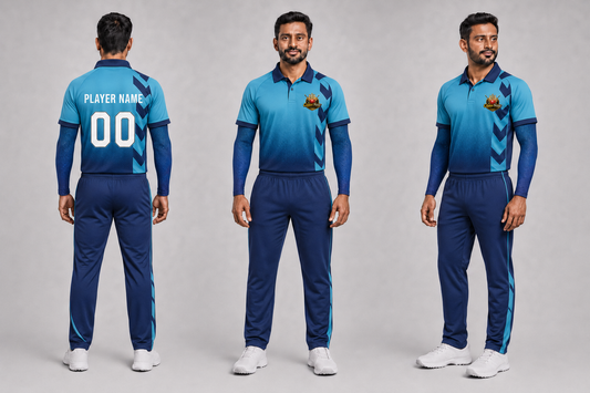CricketHouse Cyan Fade Team Kit — Made to Order