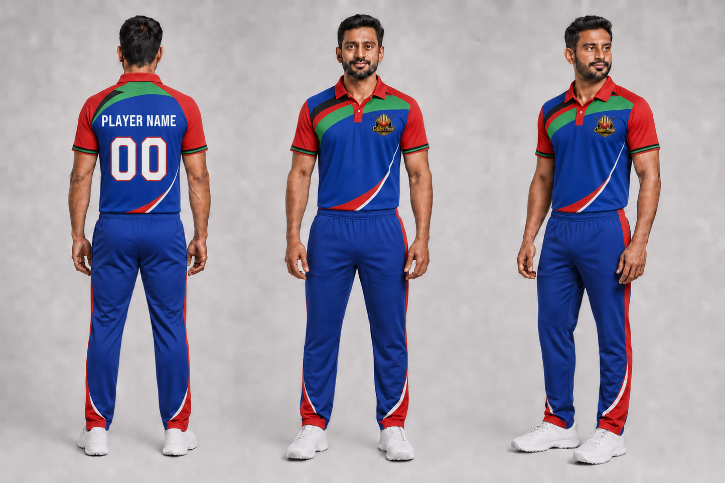 CricketHouse Tricolour Team Kit — Made to Order