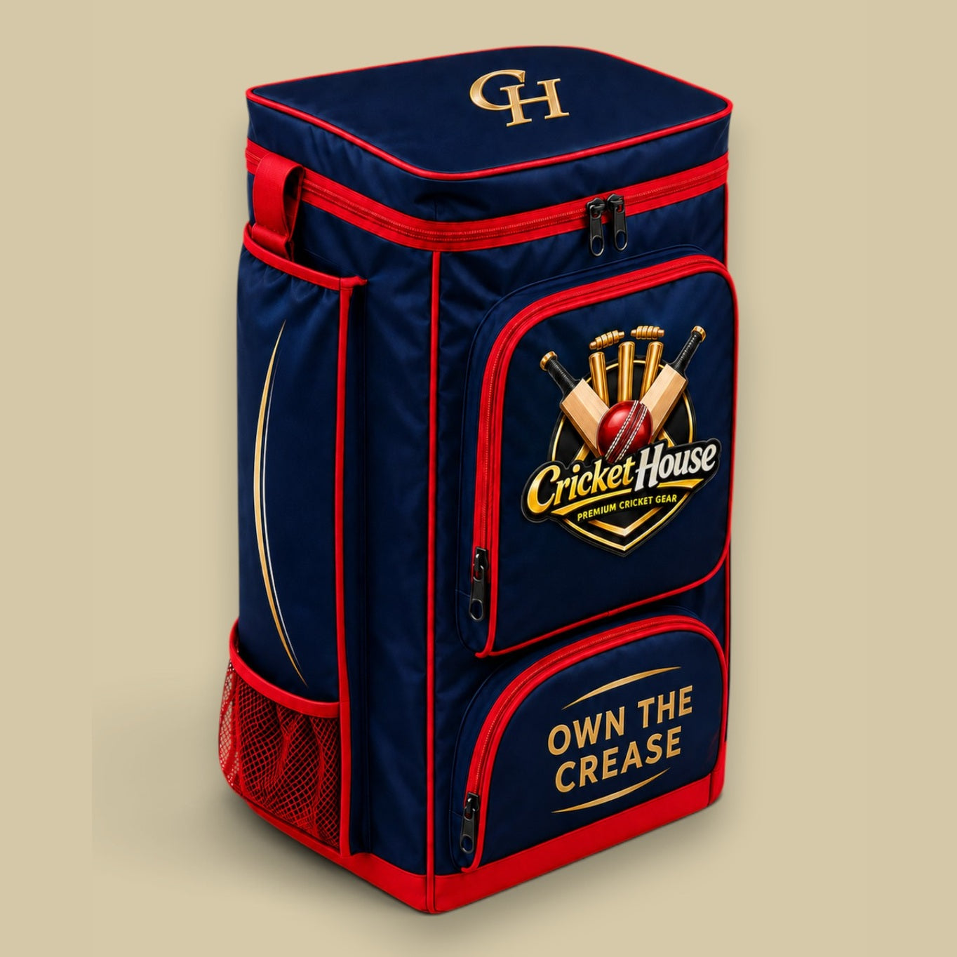 Champion Edition Cricket Kit Backpack Red