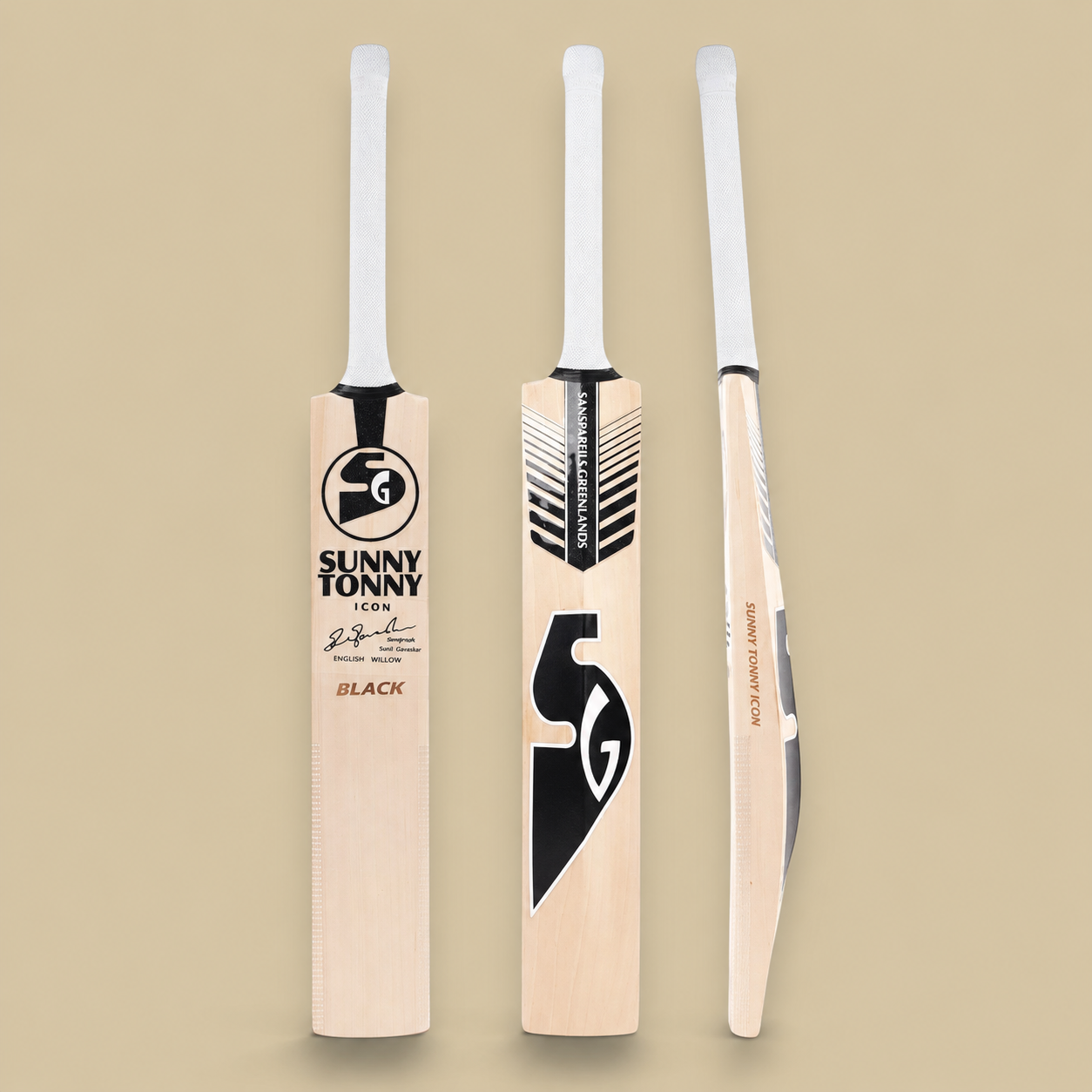 SG Sunny Tonny Icon Black English Willow Cricket Bat